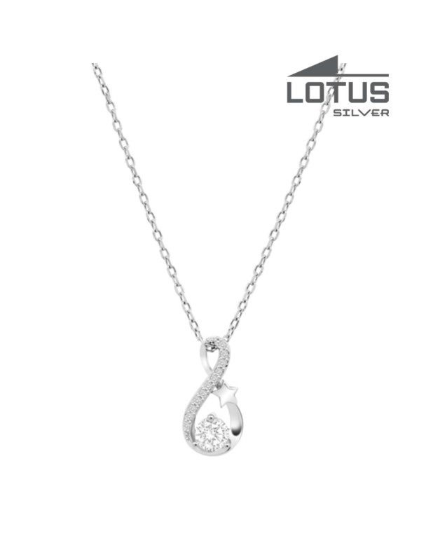 LOTUS SILVER NECKLACE 